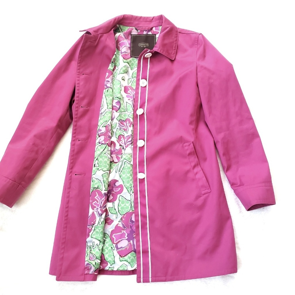 Coach Spring Trench Coat - Picture 2 of 4
